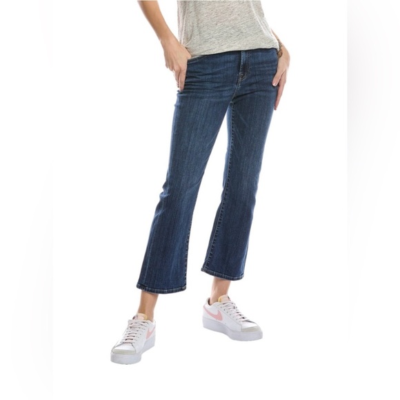 7 For All Mankind: 26, EUC Carmelia Broken Twill High Rise Slim Kick Blue Jean - Picture 1 of 5